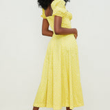 Aviana - Bloom Kleid mit Puffärmeln