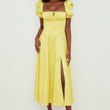 Aviana - Bloom Kleid mit Puffärmeln